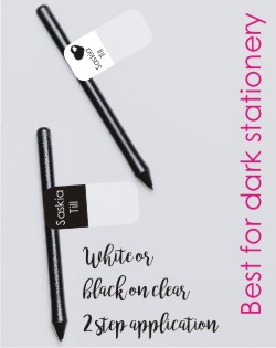 Signature Wrap Around Pencil Labels